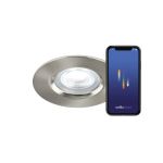 Nordlux Don Smart Faretti LED Brushed Nickel 4.7W 320lm 60D - 822-865 Regolabile Bianca + RGB | 85mm - IP65