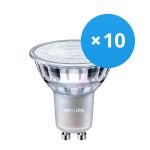 Confezione Multipack 10x Philips MASTER Value LED Faretti GU10 PAR16 4.9W 380lm 60D - 940 Bianco Freddo | Miglior resa cromatica - Dimmerabile - Sostitutiva 50W