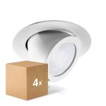Confezione Multipack 4x Noxion Downlight LED Forza Bianca 35W 3000lm 36D - 930 Luce Calda -  | 168mm - Miglior Resa Cromatica