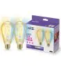 Pacco doppio 2x WiZ Smart LED E27 Edison Filamento Oro 7W 640lm | Miglior Resa Cromatica - Dimmerabile - Sostitutiva 50W