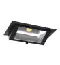 Downlight LED Paretewasher Paretey Maxi Nero 46W 6050lm 70x75D - 830 Luce Calda - 238x145mm