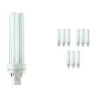Confezione Multipack 10x Philips MASTER PL-C 13W - 827 Bianco Molto Caldo | 2 Pin