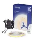 Noxion Strisce LED Naga 5 Metro Set completo - Smart Wifi - 24V - 320LEDs/m - COB - 8W/m - 965 Luce Del Giorno | 8mm - IP20 - Miglior Resa Cromatica