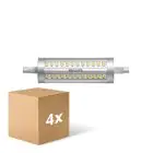 Confezione Multipack 4x Philips Corepro LED Lineair R7s 118mm 14W 2000lm - 840 Bianco Freddo | Dimmerabile - Sostitutiva 120W