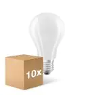 Confezione Multipack 10x Ledvance Classic LED E27 Pera Filamento Ghiaccio 17W 2452lm - 827 Bianco Molto Caldo | Sostitutiva 150W